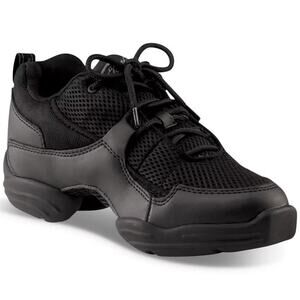 Capezio Women's DS11 Fierce Dance Sneaker Black Shoes Size 8.5
